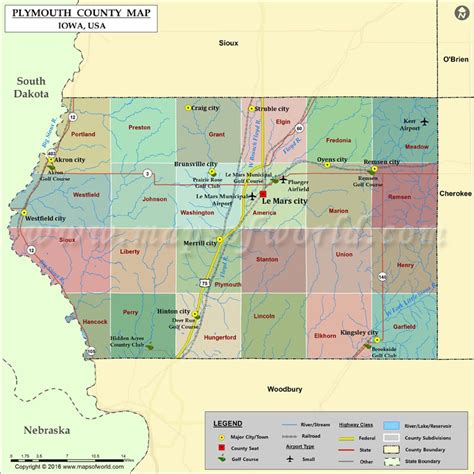 Maps - Plymouth County Iowa