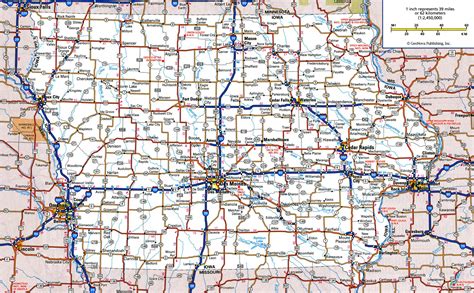 Maps Digital Maps State Maps Iowa Transportation Map