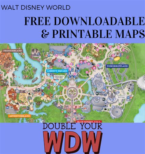 Maps Of Disney World Printable