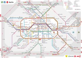 Maps for VBB area VBB