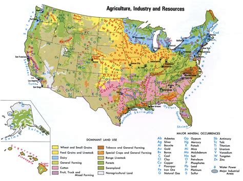 Maps of United States - Minerals