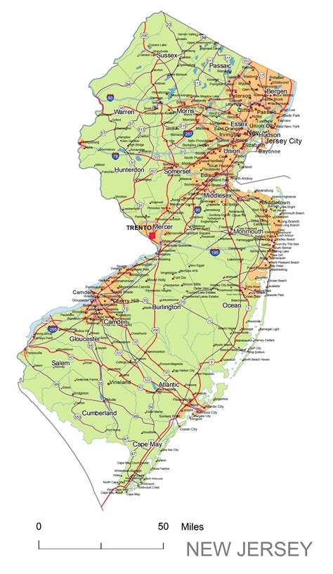 Maps of new jersey. You may download, print or use the above map for educational, personal and non-commercial purposes. Attribution is required. For any website, blog, scientific ... 