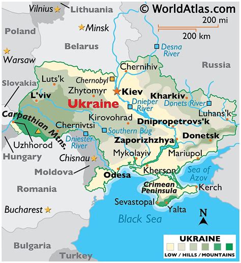 Maps of ukraine. An oblast ( Ukrainian: область, romanized : oblast, pronounced [ˈɔblɐsʲtʲ] ⓘ; pl. області, oblasti) in Ukraine, sometimes translated as region or province, is the main type of first-level administrative division of the country. Ukraine's territory is divided into 24 oblasts, as well as one autonomous republic and two cities ... 