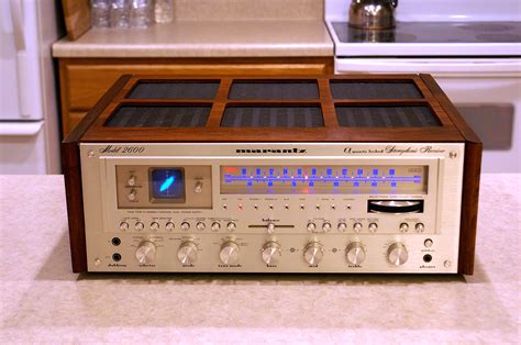 Marantz 2600. Impressive as this specification was, Marantz's flagship 2600 receiver doubled that figure. This model claimed a full 420W (at 1kHz into 4ohm) making one of … 