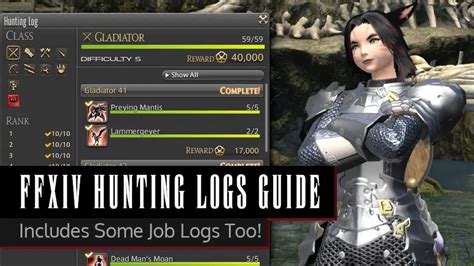 FFXIV Marauder Hunting Log Rank 5. ... If you're looking for FFXIV Hunting Log targets, search may match nearby targets as well. Hopefully! Join My Crew. I am so grateful to have the support of 41 Crew Members on Patreon which helps me to keep making new things here! And it's such a massive encouragement, too.. 
