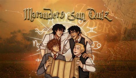 In the big scheme of things, it's unimportant. The name of the quiz pretty much explains it all. Answer the questions truthfully, and I'll tell you which one of the Marauders [from Harry Potter, obviously], you are most like; Moony, Wormtail, Padfoot, or Prongs. Or Lily.. 