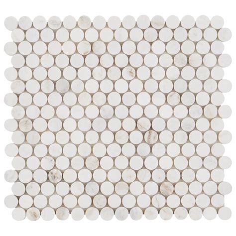 Marble Penny Tile - Wayfair