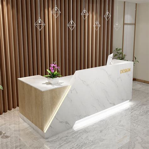 Marble Reception Desk Ideas