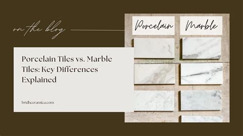 Marble vs Porcelain Tiles