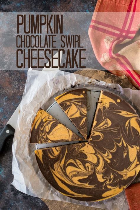Marbled Pumpkin Cheesecake