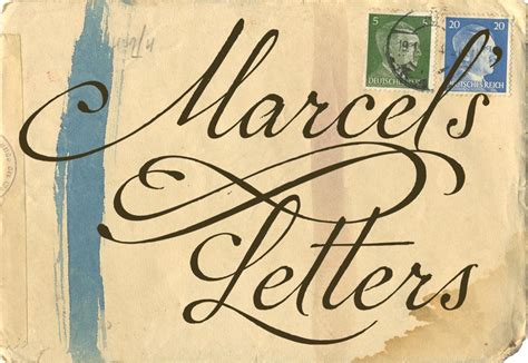 Download Marcels Letters A Font And The Search For One Mans Fate By Carolyn  Porter