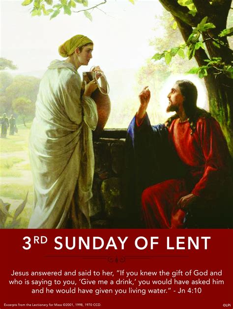 March 12, 2024 - Third Sunday of Lent