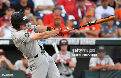 March 28, 2015: Oregon State infielder Michael Gretler (10 ) …