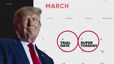 March 4 trial date set for Trump in federal case charging him with plotting to overturn election