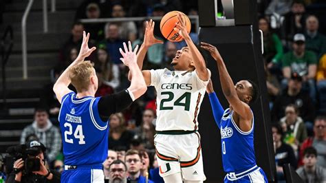 March Madness: Miami gets 21 from Pack to rally past Drake