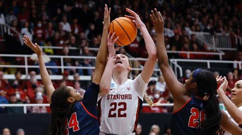 March Madness: Top seed falls as women’s Sweet 16 gets set