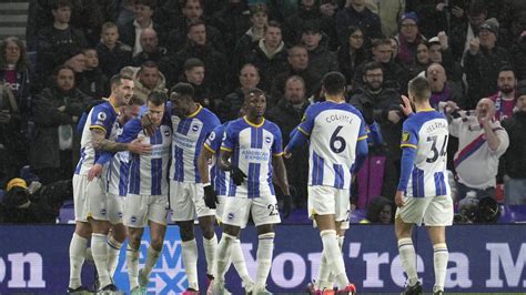 March earns Brighton 1-0 win over Palace with timely goal