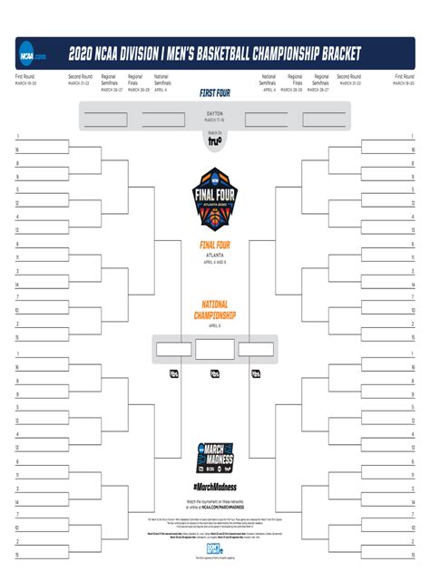  Fillable Men's College Basketball Bracket. Keep your bracket professional with no more handwritten scoring systems! Edit any of the blue fields you see on the bracket! Type in the scoring by round in the top row! Large blank space in the upper middle of the bracket for title! Blank space for participants to enter total point tie-breaker! . 
