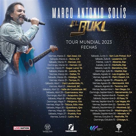 Marco Antonio Brings El Buki World Tour 2024 to Acrisure Arena …