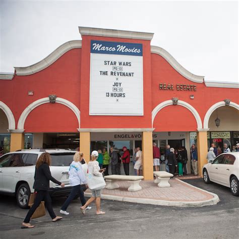 Marco Movies truly is Florida's most unique Movie Theater! Frequently Asked Questions & Legal Address 599 S Collier Boulevard - Marco Walk - Marco Island FL 34145. 