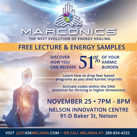 This supports rapid transformation and facilitates spiritual, emotional and physical healing at the deepest levels. . Marconics