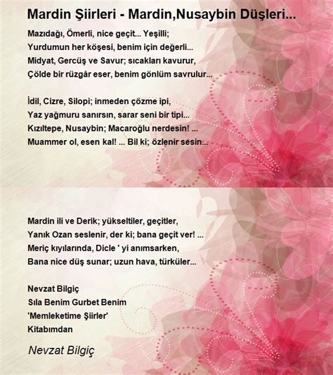 Mardin şiirleri