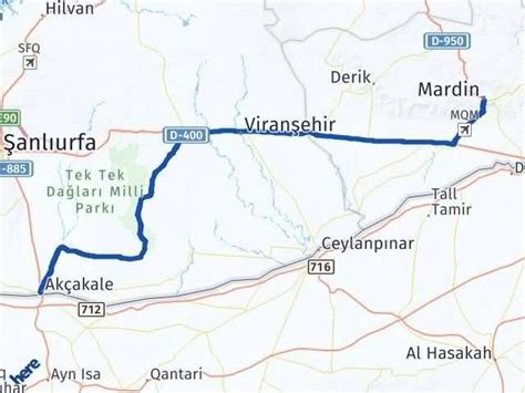 Mardin Kahta Yol Güzergahı Haritası, Yol Tarifi, Mesafe Kaç Km.