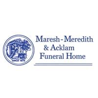 Maresh-Meredith & Acklam Funeral Home Racine Location 803 Main St. Racine, WI 53403 (262) 634-7888 Driving Directions. Service . Saturday, April 20, 2024 ... Funeral services will be held at the funeral home, Saturday, April 20, 2024, 4 pm with Pastor Lupe Torres officiating. Relatives and friends may meet prior to the service 2-4 pm.