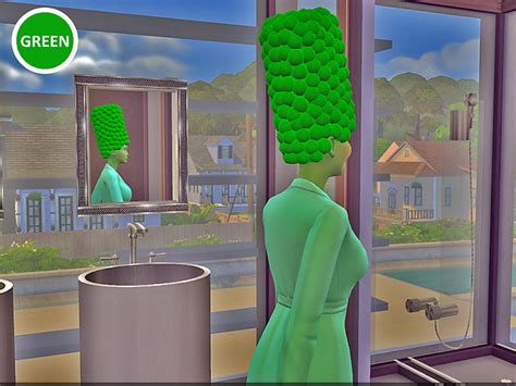 Marge Simpson hair at Splay » Sims 4 Updates