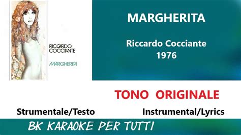 Margherita Testo Riccardo Cocciante - Angolo Testi