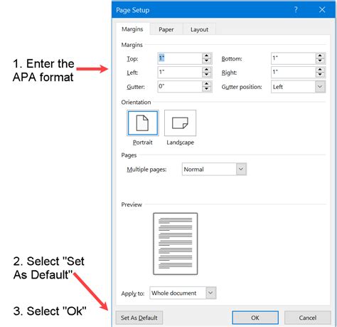 Margins in APA format are specific. Check and reset if necessary