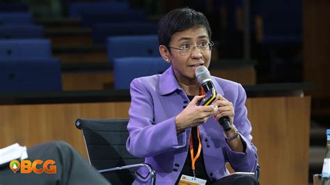 Maria , Filipino American Winner Of The Nobel Peace Prize