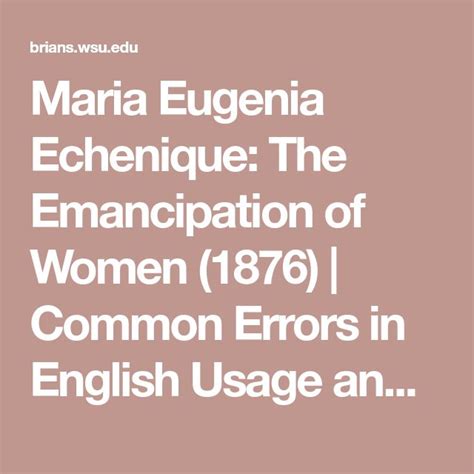 Maria eugenia echenique biography