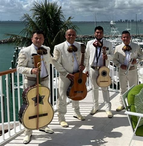 Mariachis en miami. 19 reviews. 45 verified bookings. Mariachi Band from Miami, FL. MARIACHI EMANUEL, is the best Mariachi Band in Miami, was founded in 2000 in Miami Florida by his Band Leader: Humberto Landa (Emanuel),who has performed with the best Mariachi Bands in Mexico and Miami since 1980. 