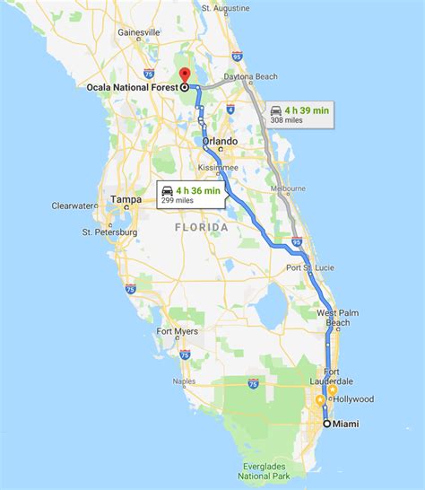 Marianna to Ocala Route - distancesfrom.com