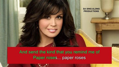 Marie Osmond Paper Roses - YouTube