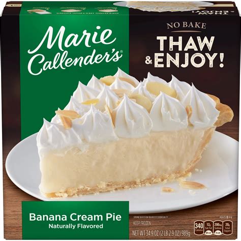 Marie calenders. Marie's Famous Pies & Desserts The perfect ending to your perfect meal – a delicious slice of Marie's legendary pie. Make it á la mode - add a scoop of French vanilla ice cream! Banana Cream Slice. $5.49. One of your favorites. Fresh ripe bananas, rich vanilla cream, fresh whipped cream or a fluffy meringue. ... Marie Callender’s Location and Ordering … 
