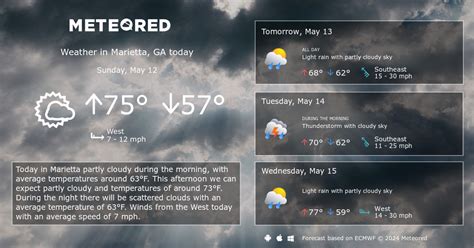 Marietta ga weather 10 day. Currently: 62 °F. Sunny. (Weather station: Fulton County Airport-Brown Field, USA). See more current weather Marietta Extended Forecast with high and low temperatures °F Oct 8 - Oct 14 0.14 Lo:58 Wed, 11 Hi:78 4 0.25 Lo:59 Thu, 12 Hi:66 9 0.12 Lo:61 Fri, 13 Hi:65 6 0.04 Lo:60 Sat, 14 Hi:76 14 Oct 15 - Oct 21 Lo:54 Sun, 15 Hi:63 14 