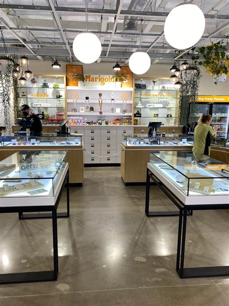  Visit Marigold dispensary located at 2601 W Dunlap Ave, Ste 21 to get 100% legal weed today. Contact Arizona licensed Marigold marijuana dispensary at (602) 900-4557. Mama's Ganja - Legal Marijuana Business Directory And Media Open menu Close menu . 