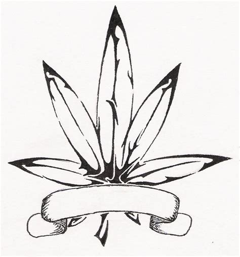 Marijuana Leaf Drawing Step By Step at GetDrawings Free download