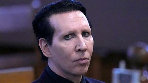 Marilyn Manson enters plea in nose-blowing case, gets sentenced