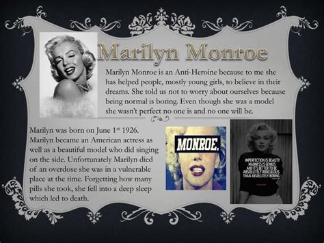 Marilyn monroe presentation