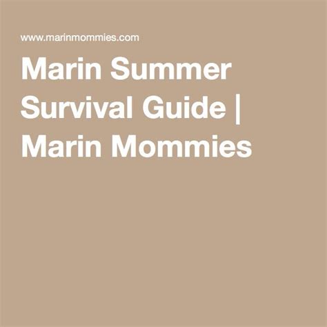 Marin Mommies Calendar