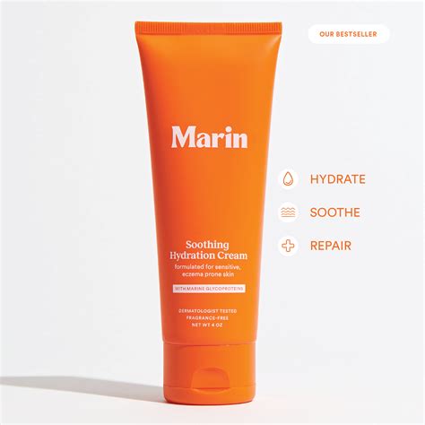 Marin skincare. Marin Skincare co-founder Amber Boutiette suffers from eczema and found that within days, her spots were clearing up, and in weeks, it was the first solution to stick. A far cry from topical treatments that burn or are full of irritating, harsh ingredients, the brand's Soothing Hydration Cream offers a feel-good way to nourish the hands, face ... 