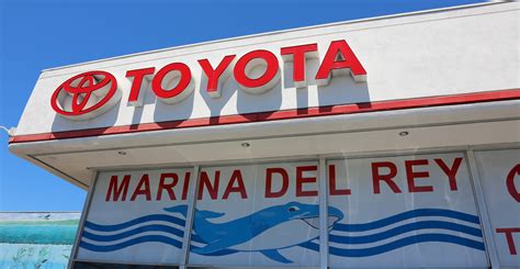 Marina del rey toyota. Marina del Rey Toyota - Service Center, Toyota, Used Car Dealer - Dealership Ratings. Dealership Service. Marina del Rey Toyota. 4636 Lincoln Blvd, Marina del Rey, California … 