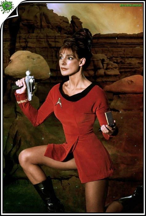 Marina sirtis fakes. We know Sirtis is due to appear too, alongside Jonathan Frakes, when they reprise their iconic roles as Troi and Riker. Thankfully for our overheating brains, however, they'll be playing Troi ... 