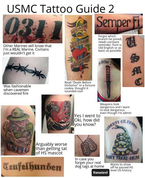 Marine Corps Tattoo Guide 2 : r/USMC - reddit