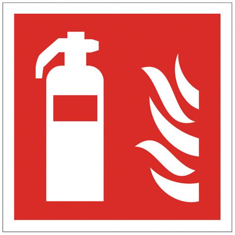 Marine Fire Equipment Sign: Fire Extinguisher + Symbol