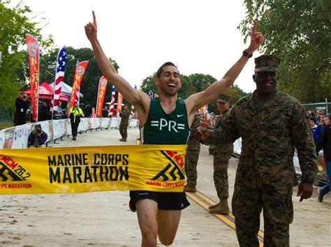 Marine core marathon. Jul 12, 2023 · Two runner package options offer a second entry for any of the MCM Weekend events. learn more. See below for a breakdown of 2024 registration dates: Event (2024 Event date) Early bird. standard. military. Marine Corps 17.75K (March 23, 2024) Opening January 1, 2024. 
