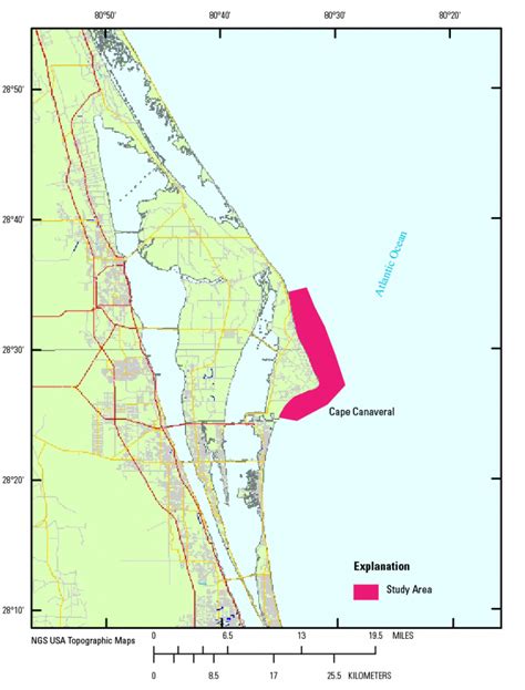 Station 41009 - CANAVERAL 20 NM East of Cape Cana